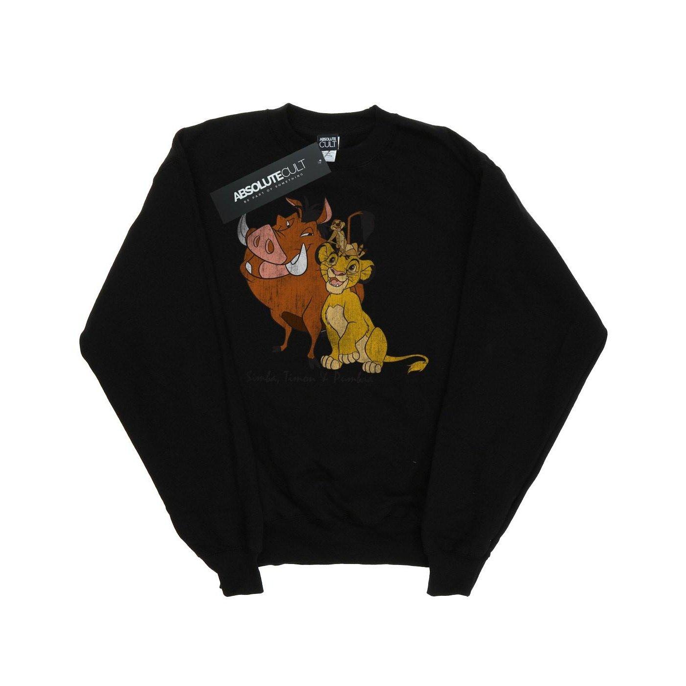 Classic Sweatshirt Jungen Schwarz 152-158 von The Lion King