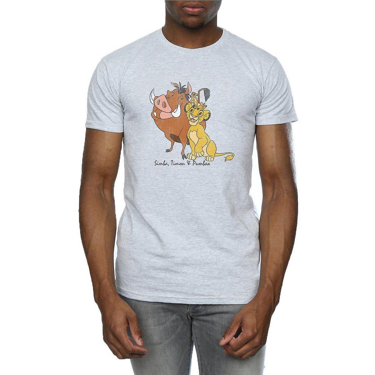 Classic Tshirt Herren Grau 3XL von The Lion King