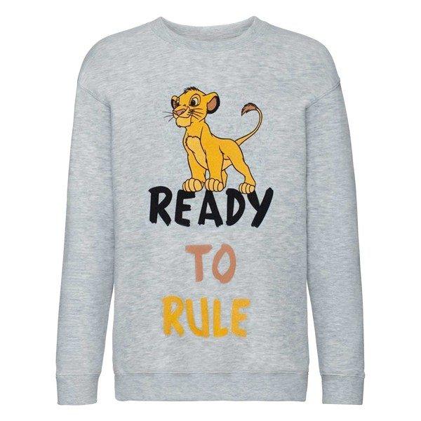 Ready To Rule Sweatshirt Jungen Grau 128 von The Lion King