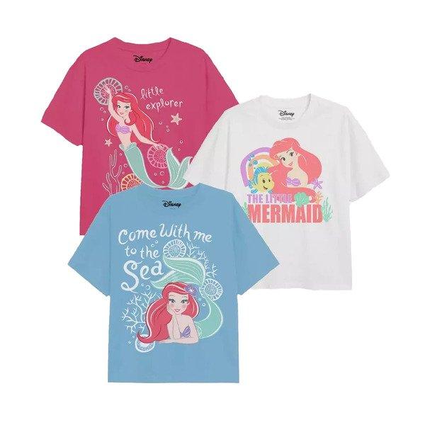 Explore The Sea Tshirt (3erpack) Mädchen Multicolor 116 von The Little Mermaid