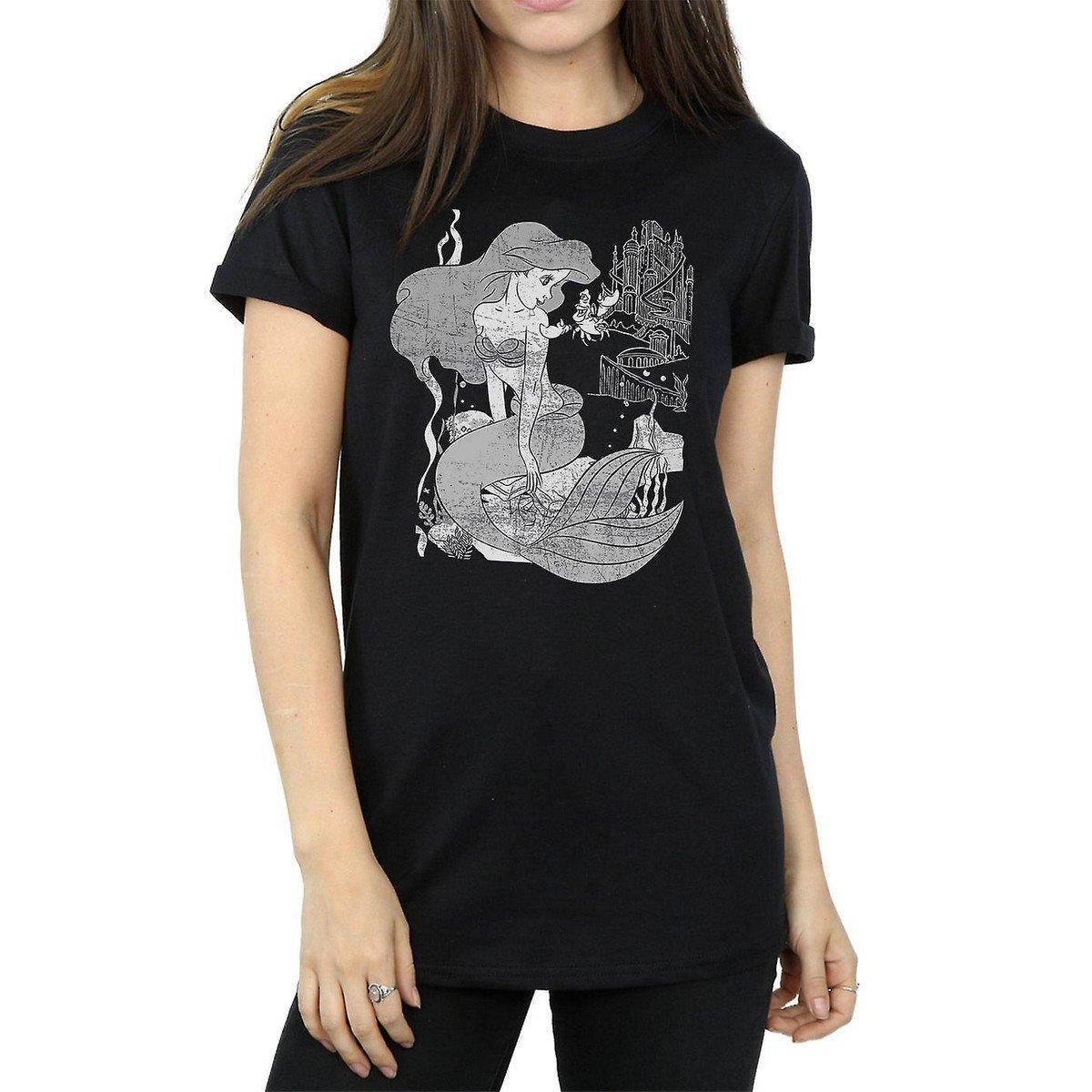 Tshirt Damen Schwarz L von The Little Mermaid