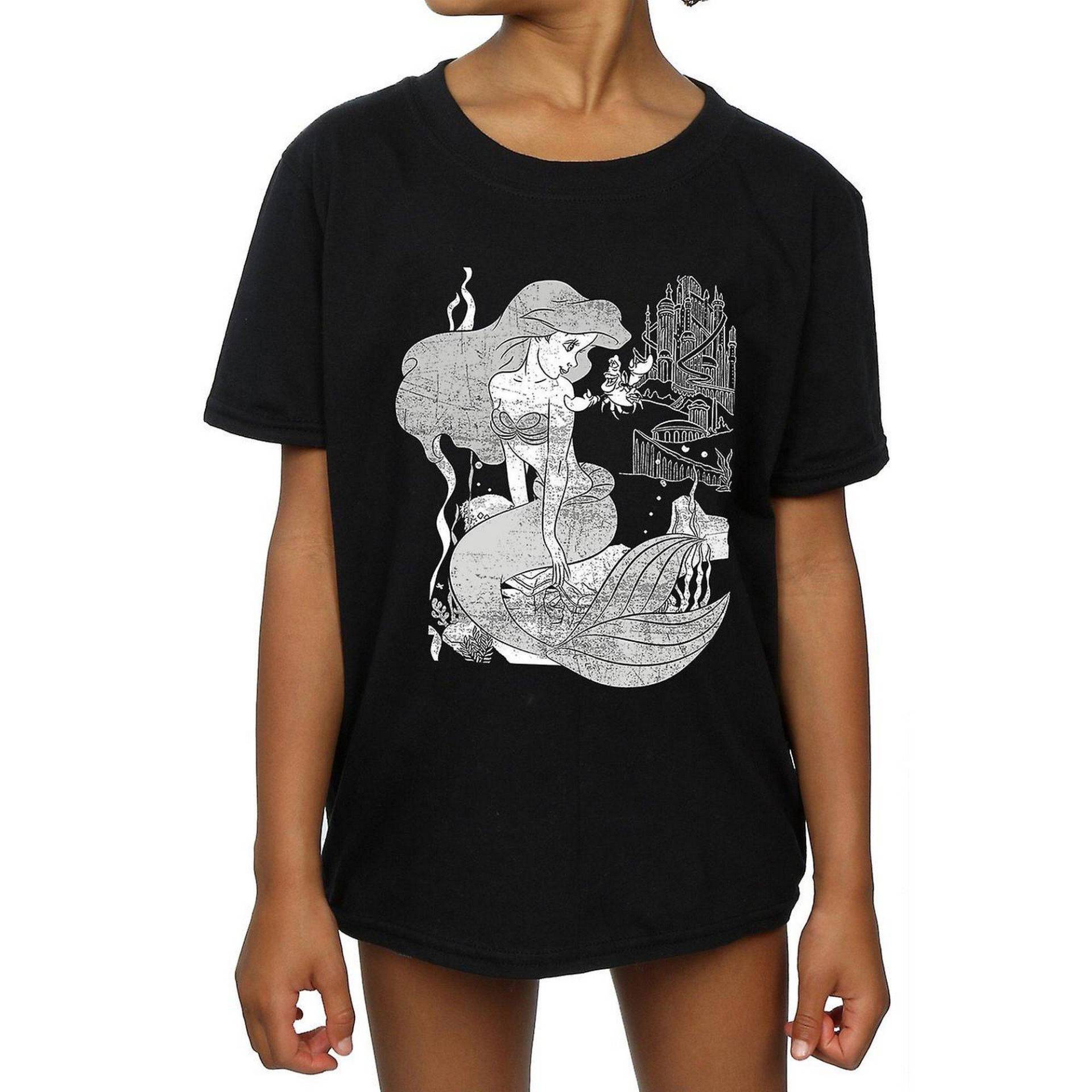 Tshirt Mädchen Grau 116 von The Little Mermaid