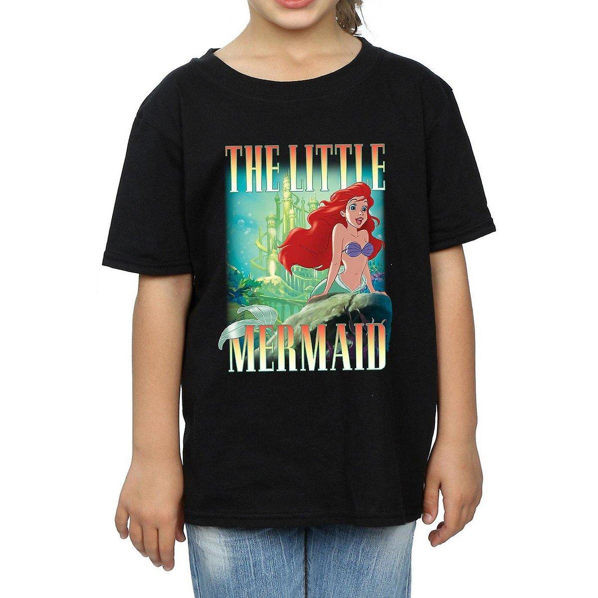 Tshirt Mädchen Schwarz 116 von The Little Mermaid