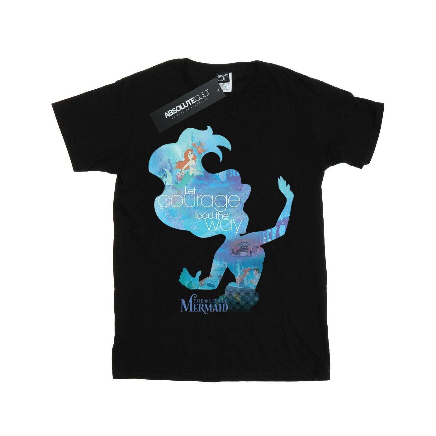 Tshirt Mädchen Schwarz 128 von The Little Mermaid