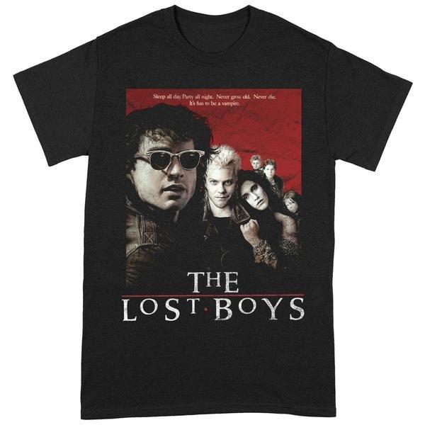 Distressed Poster Tshirt Herren Schwarz S von The Lost Boys