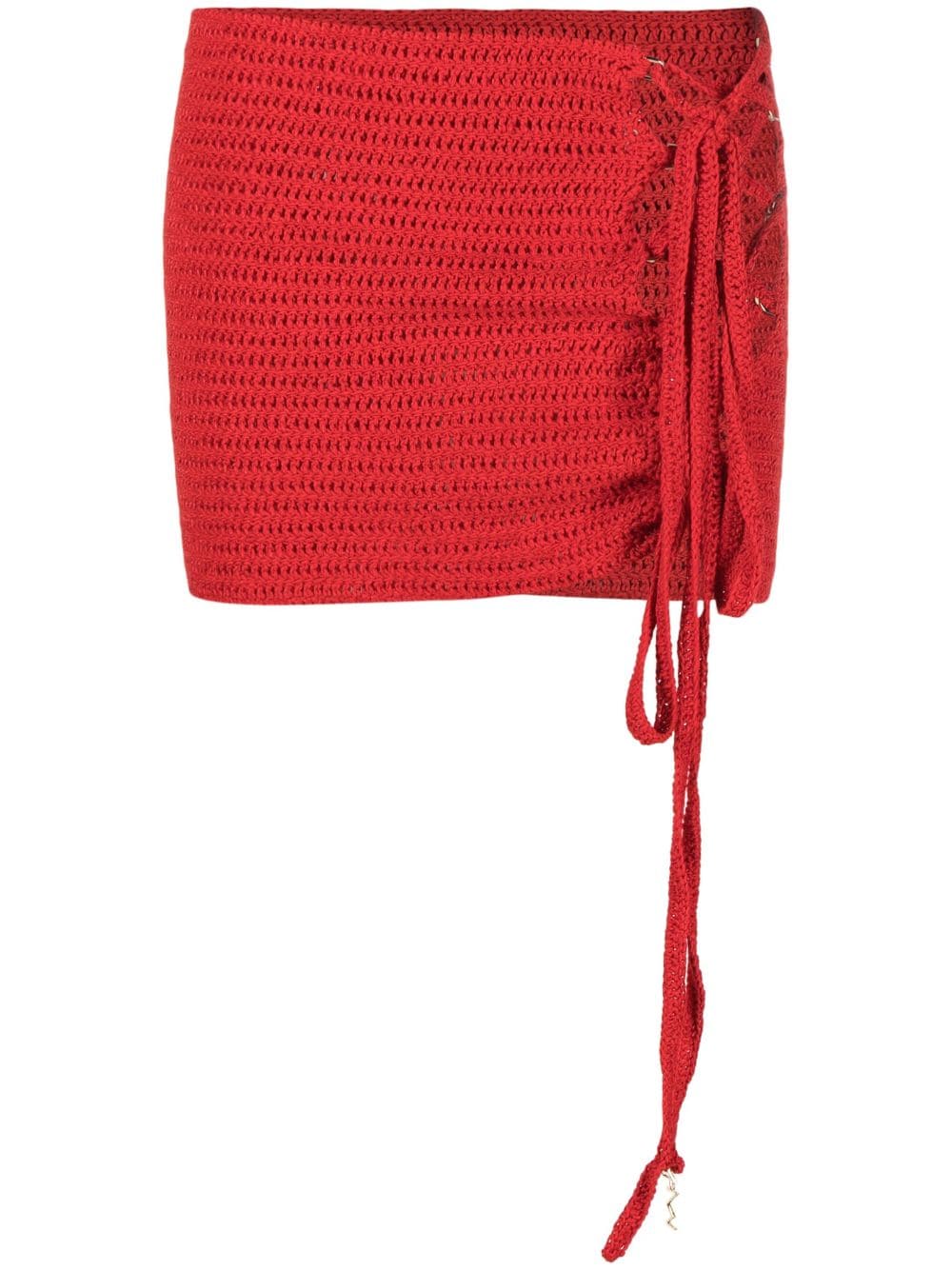 The Mannei Adaja crochet miniskirt - Red von The Mannei