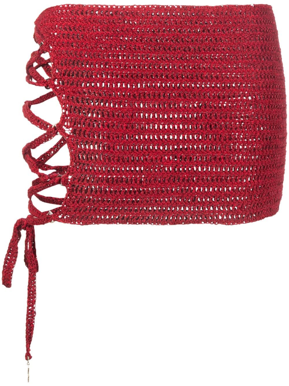 The Mannei Adaja knitted miniskirt - Red von The Mannei