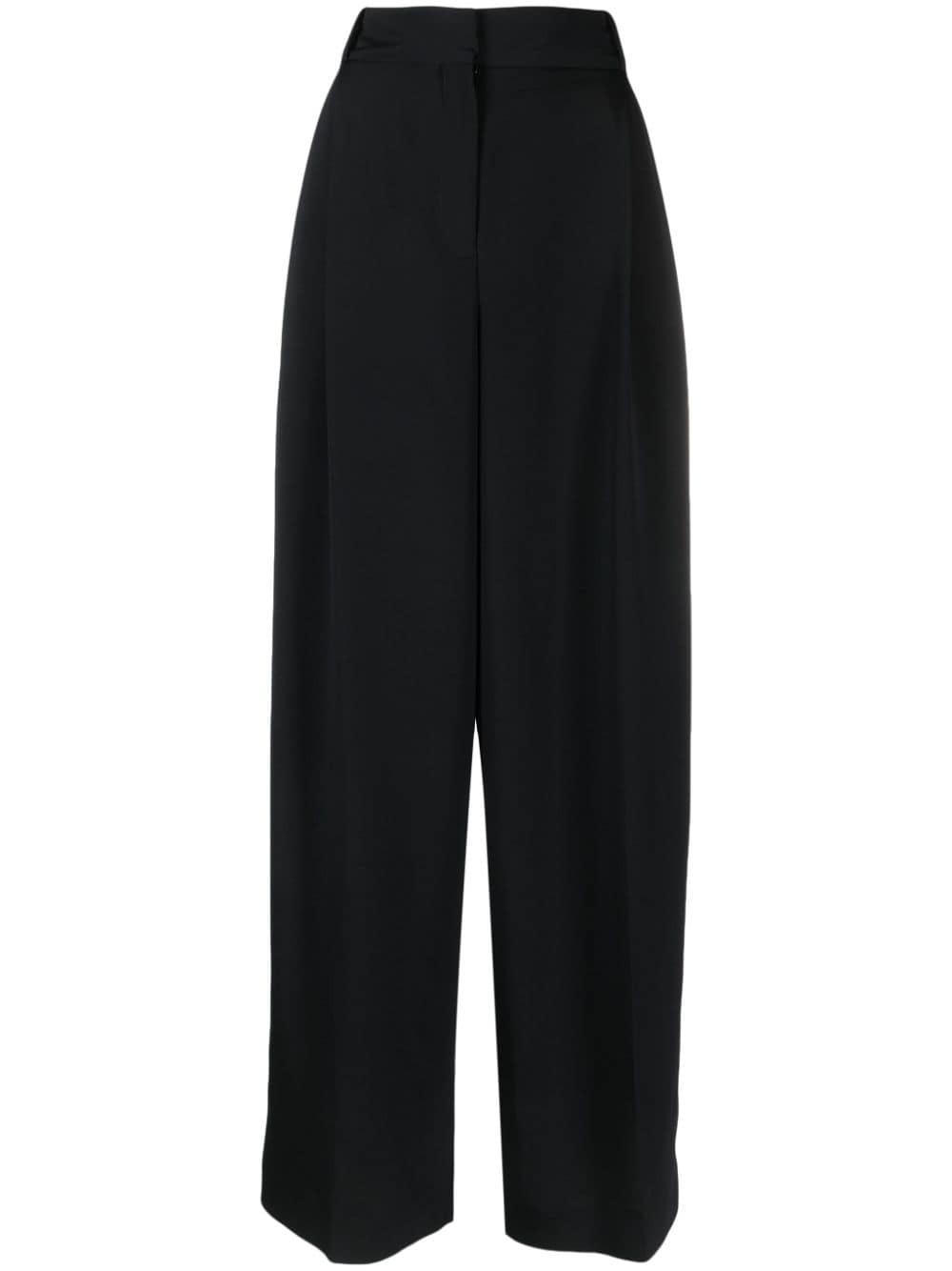 The Mannei Arda high-waist wide-leg trousers - Black von The Mannei