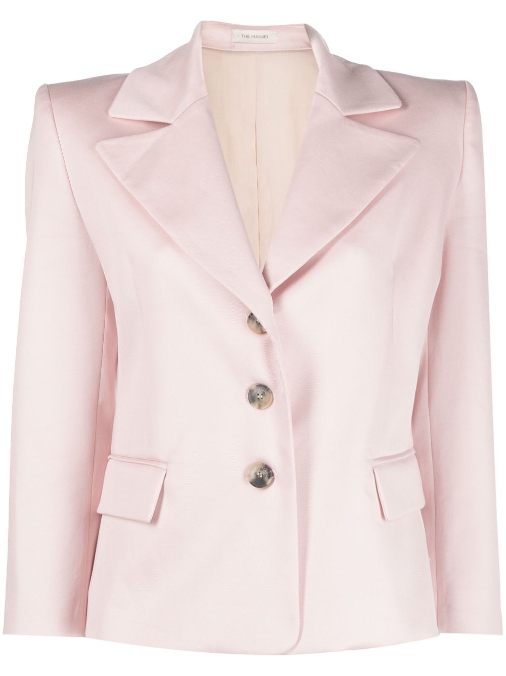 The Mannei Arda single-breasted cotton blazer - Pink von The Mannei