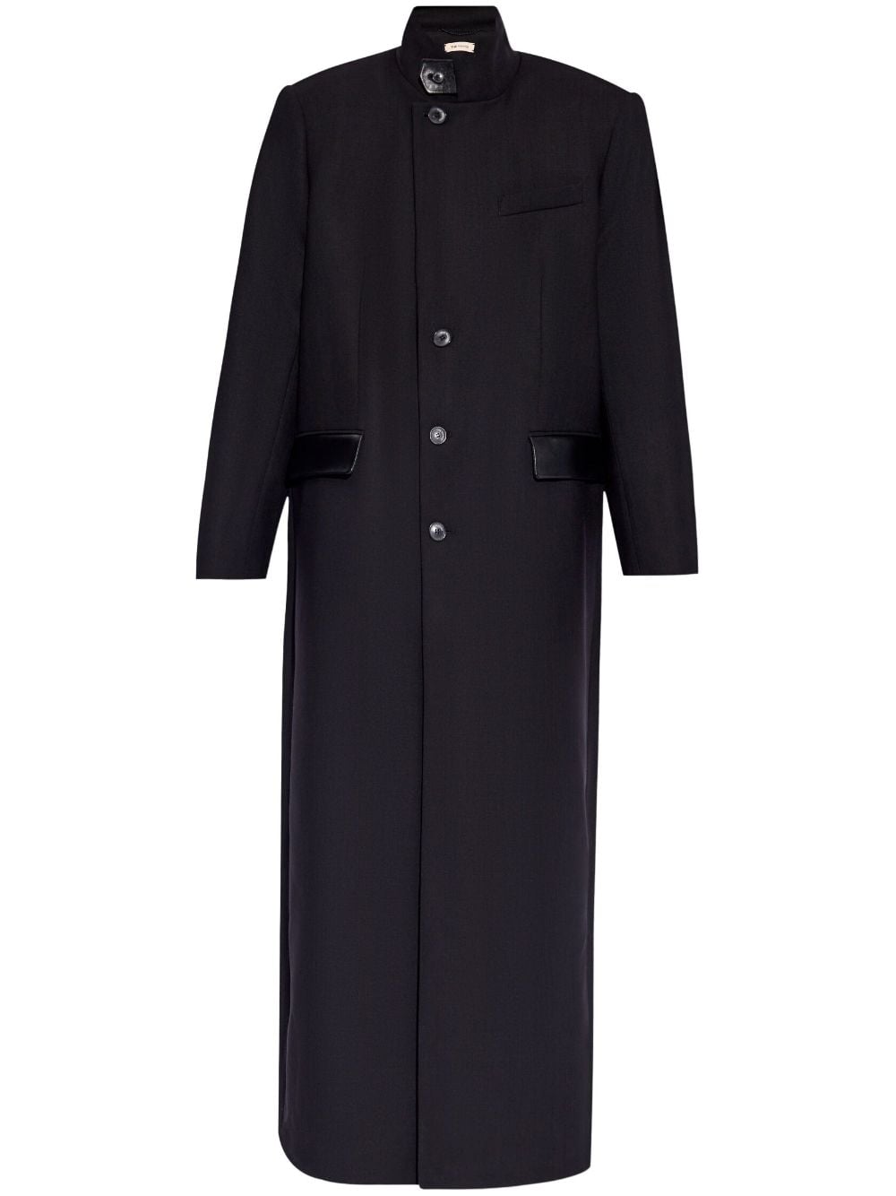 The Mannei Bizot single-breasted coat - Black von The Mannei