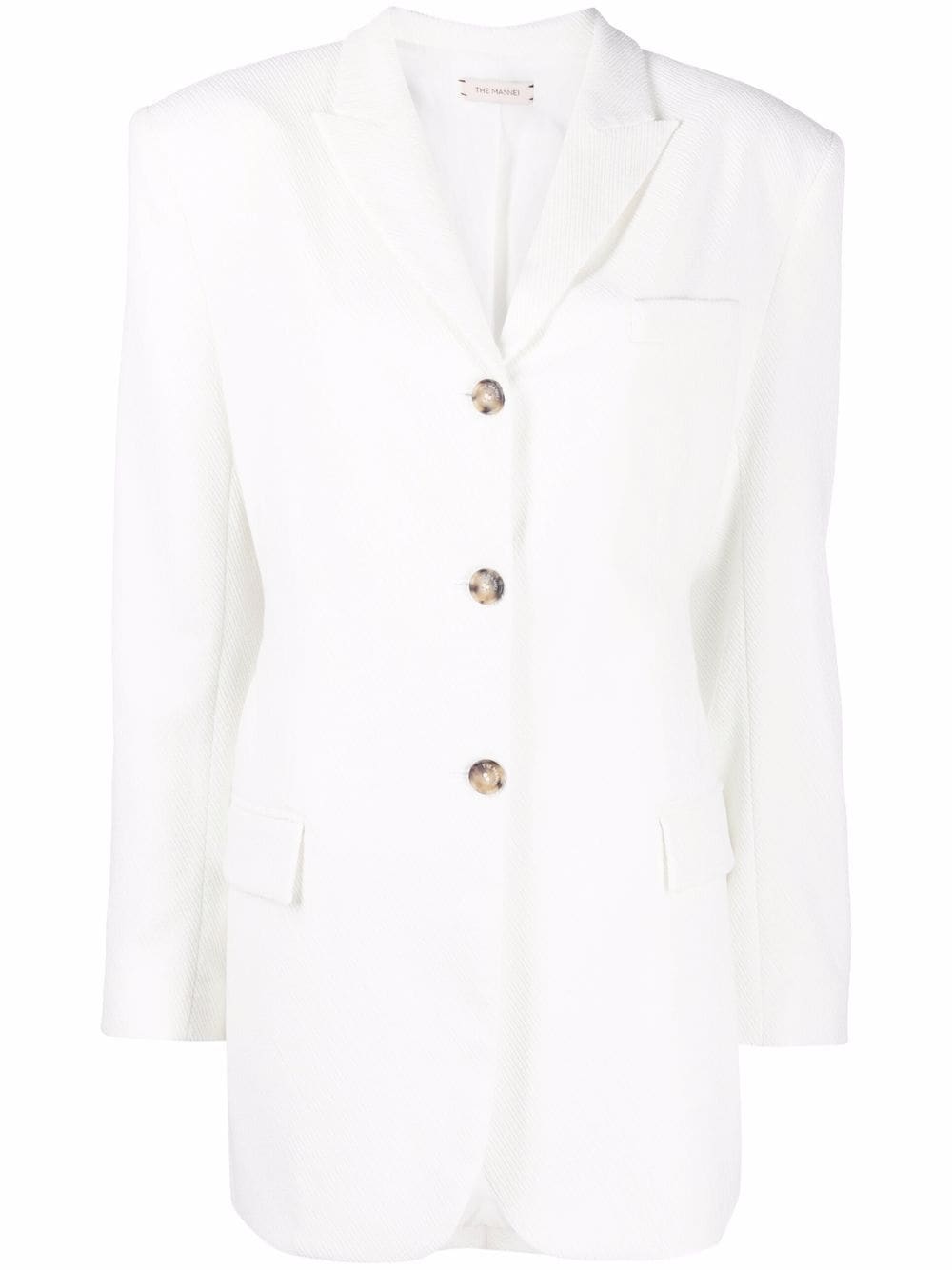 The Mannei Edynburg blazer jacket - White von The Mannei