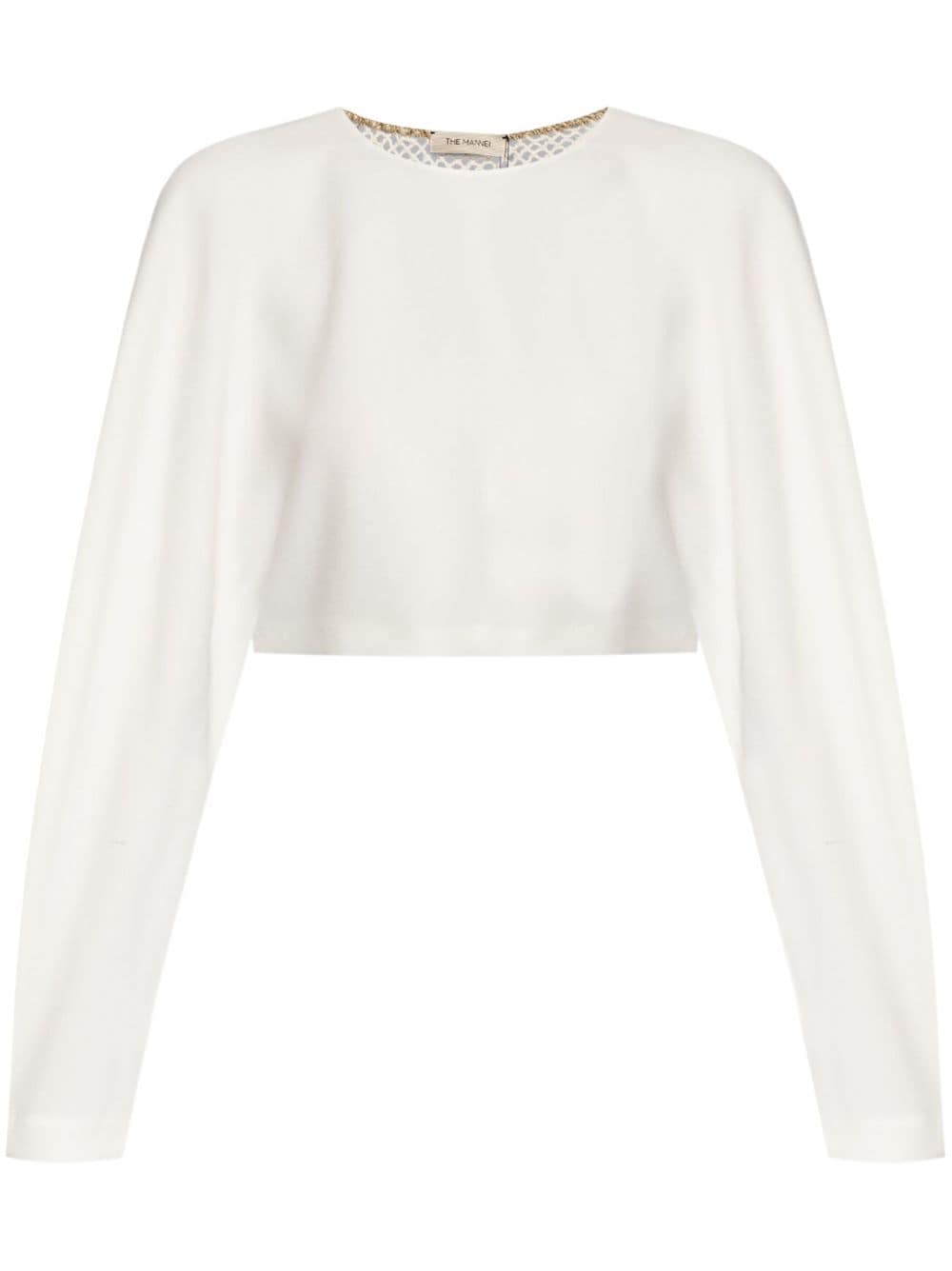 The Mannei Javier cropped top - White von The Mannei