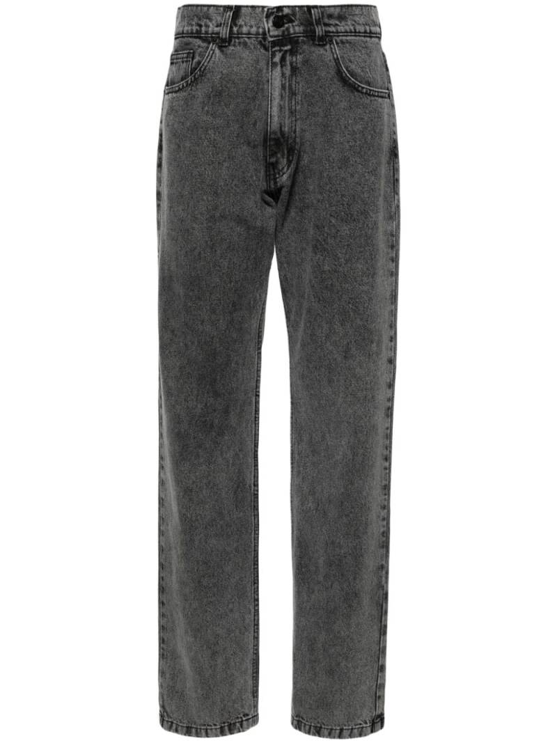 The Mannei Juuka high-rise straight-leg jeans - Black von The Mannei