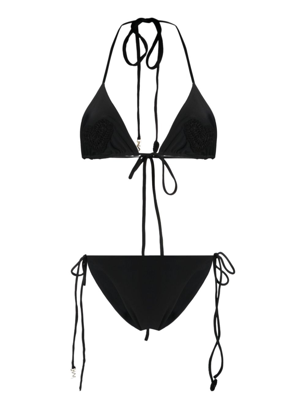 The Mannei Omalo triangle-cup bikini - Black von The Mannei