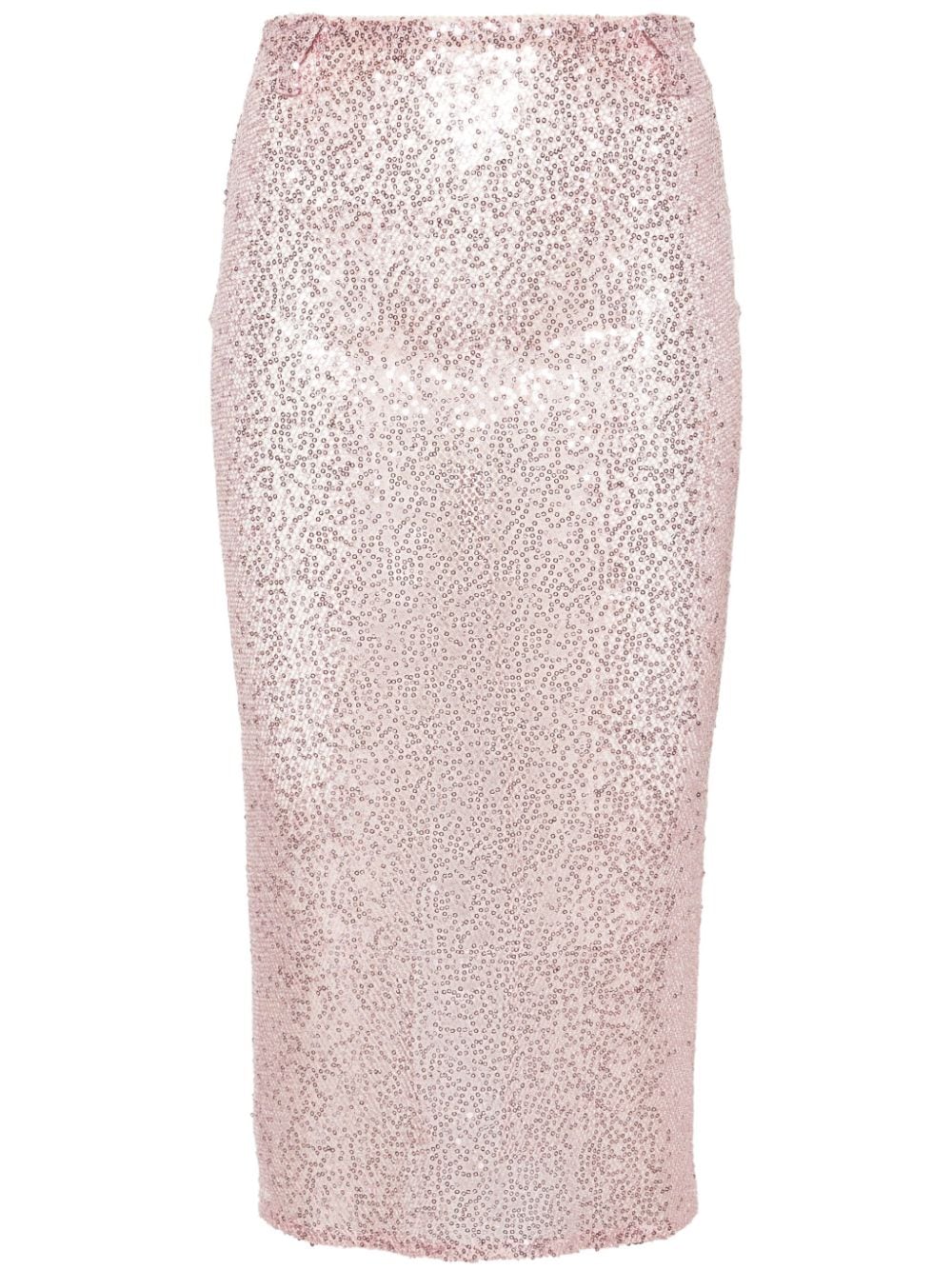 The Mannei Ouru sequined midi skirt - Pink von The Mannei