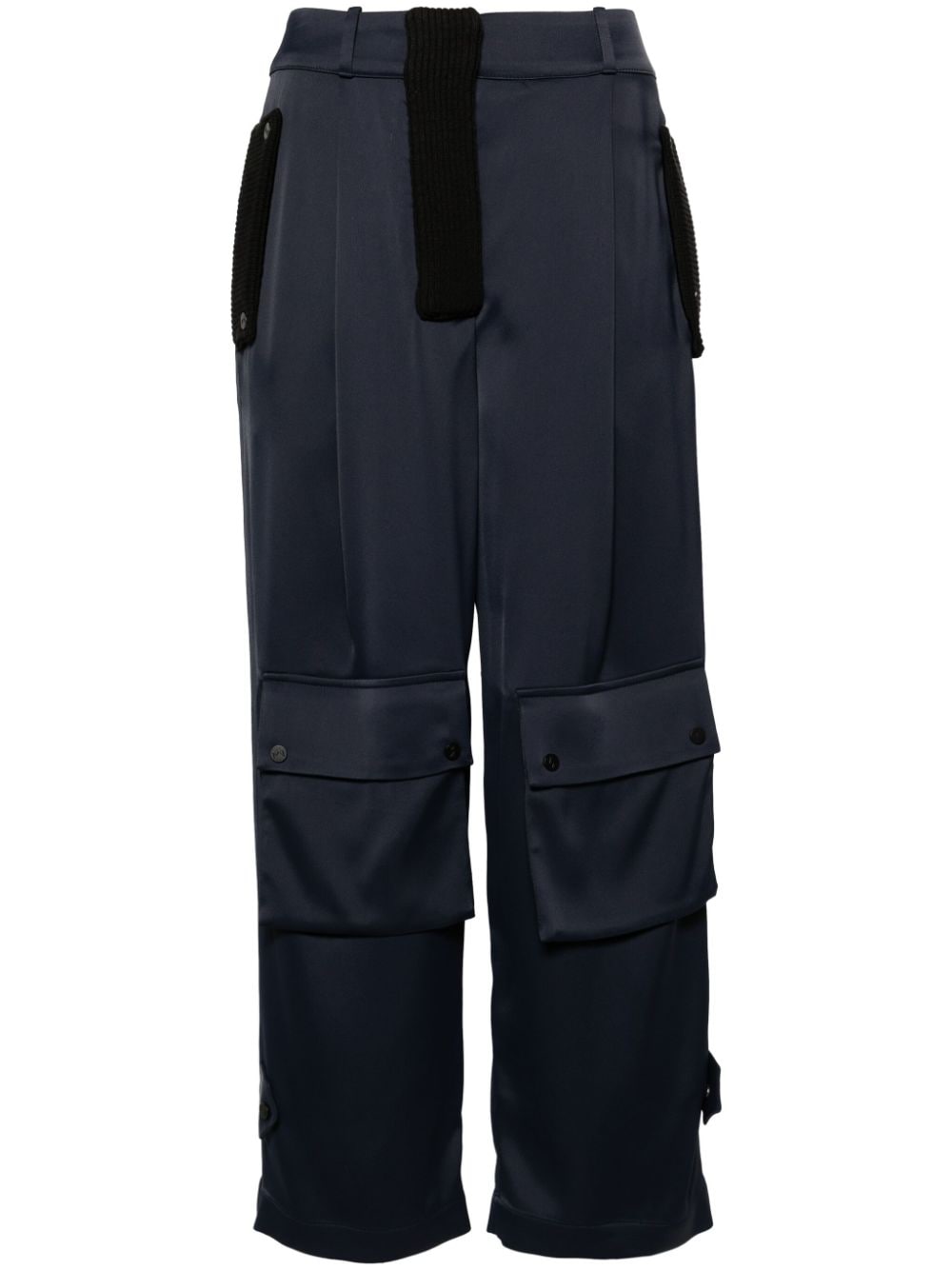 The Mannei Umea pleated cargo trousers - Blue von The Mannei