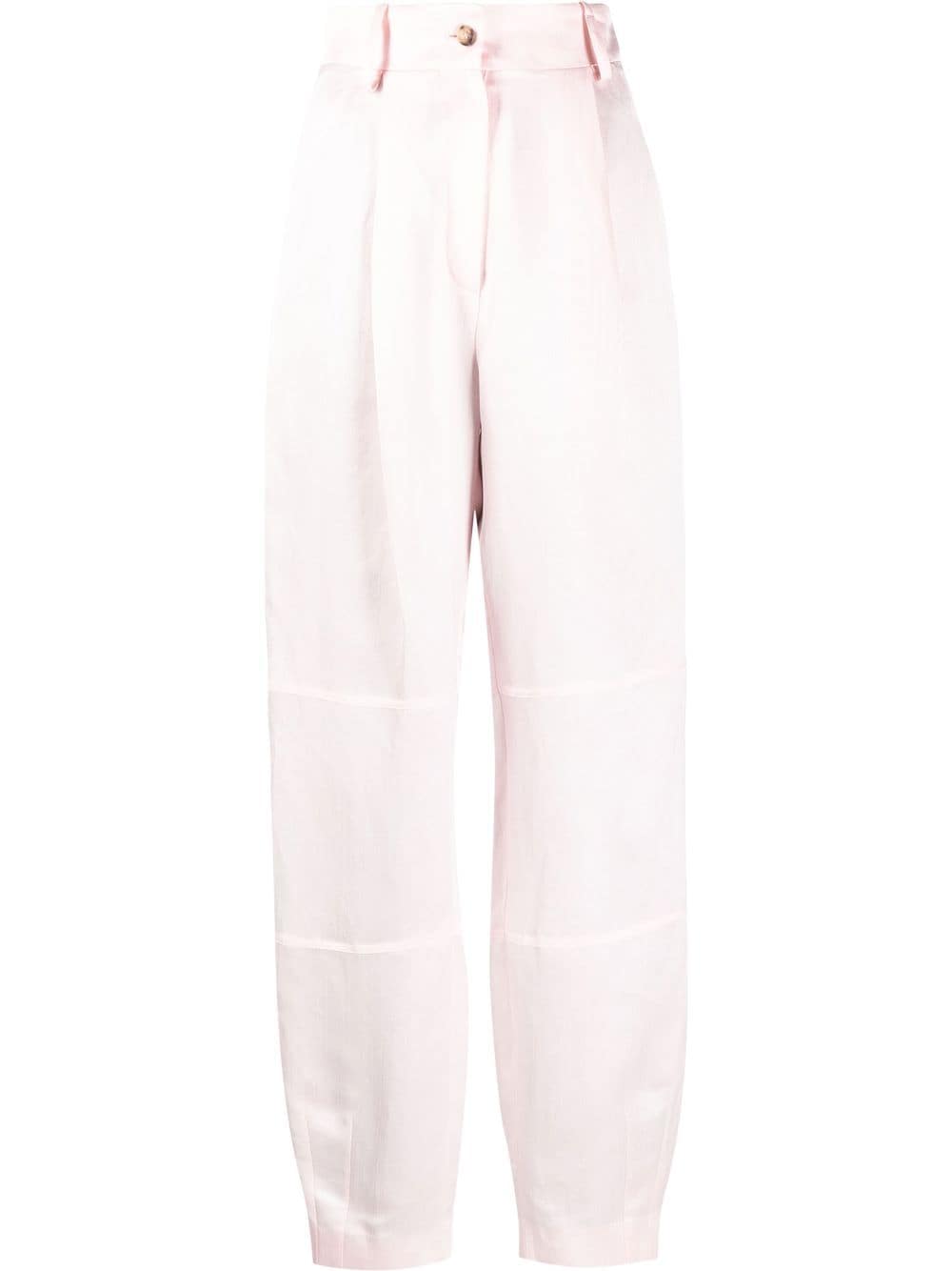 The Mannei Volterra high-waisted satin trousers - Pink von The Mannei