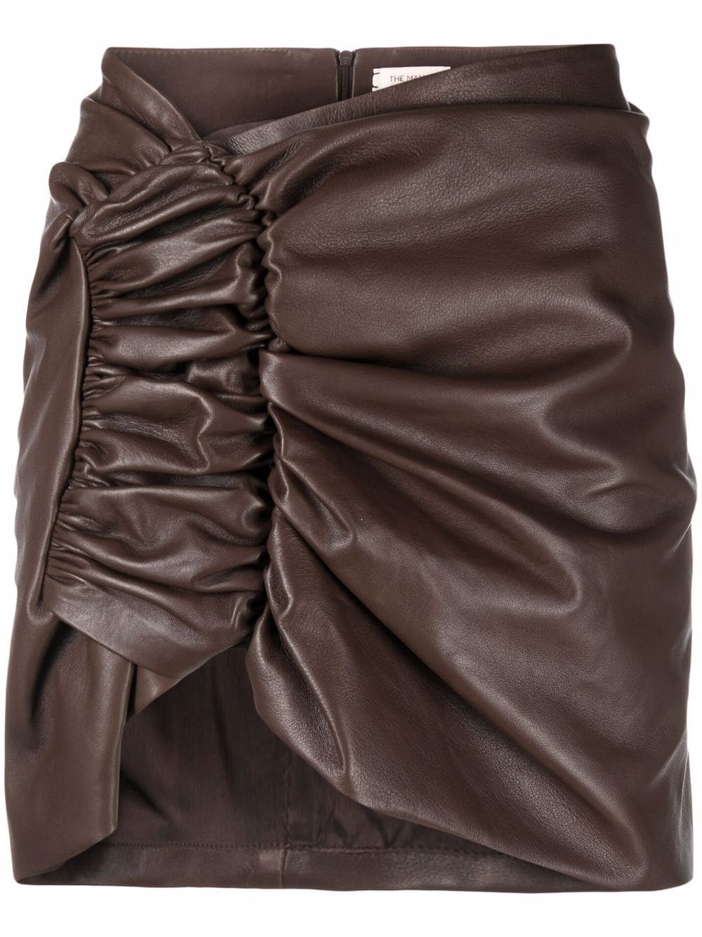 The Mannei Wishaw ruched mini skirt - Brown von The Mannei