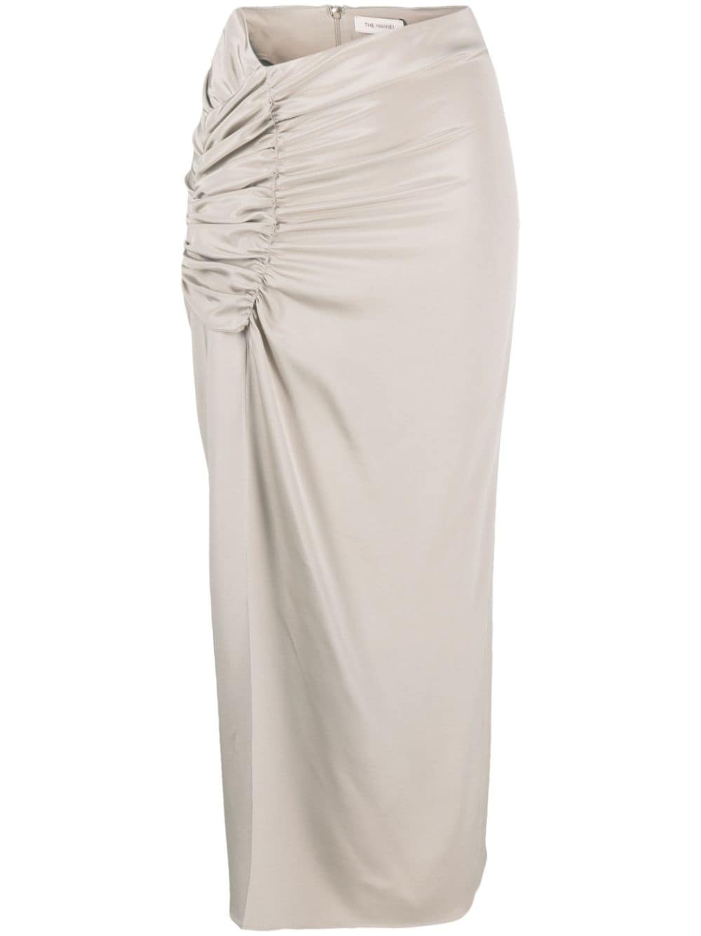 The Mannei asymmetric-design maxi skirt - Neutrals von The Mannei