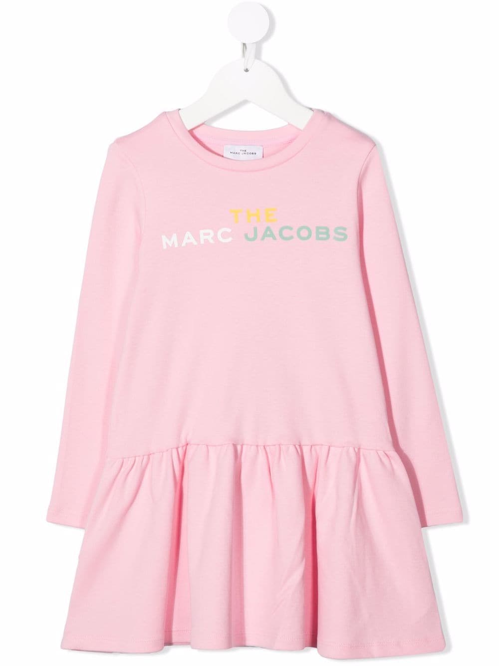 Marc Jacobs Kids logo-print long-sleeved dress - Pink von Marc Jacobs Kids