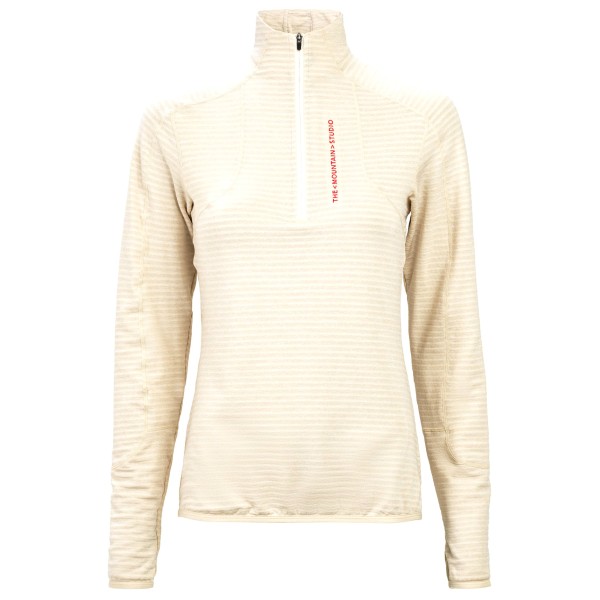 The Mountain Studio - Women's Light Tech Fleece Half Zip - Fleecepullover Gr L;M;XL oliv;schwarz;weiß von The Mountain Studio
