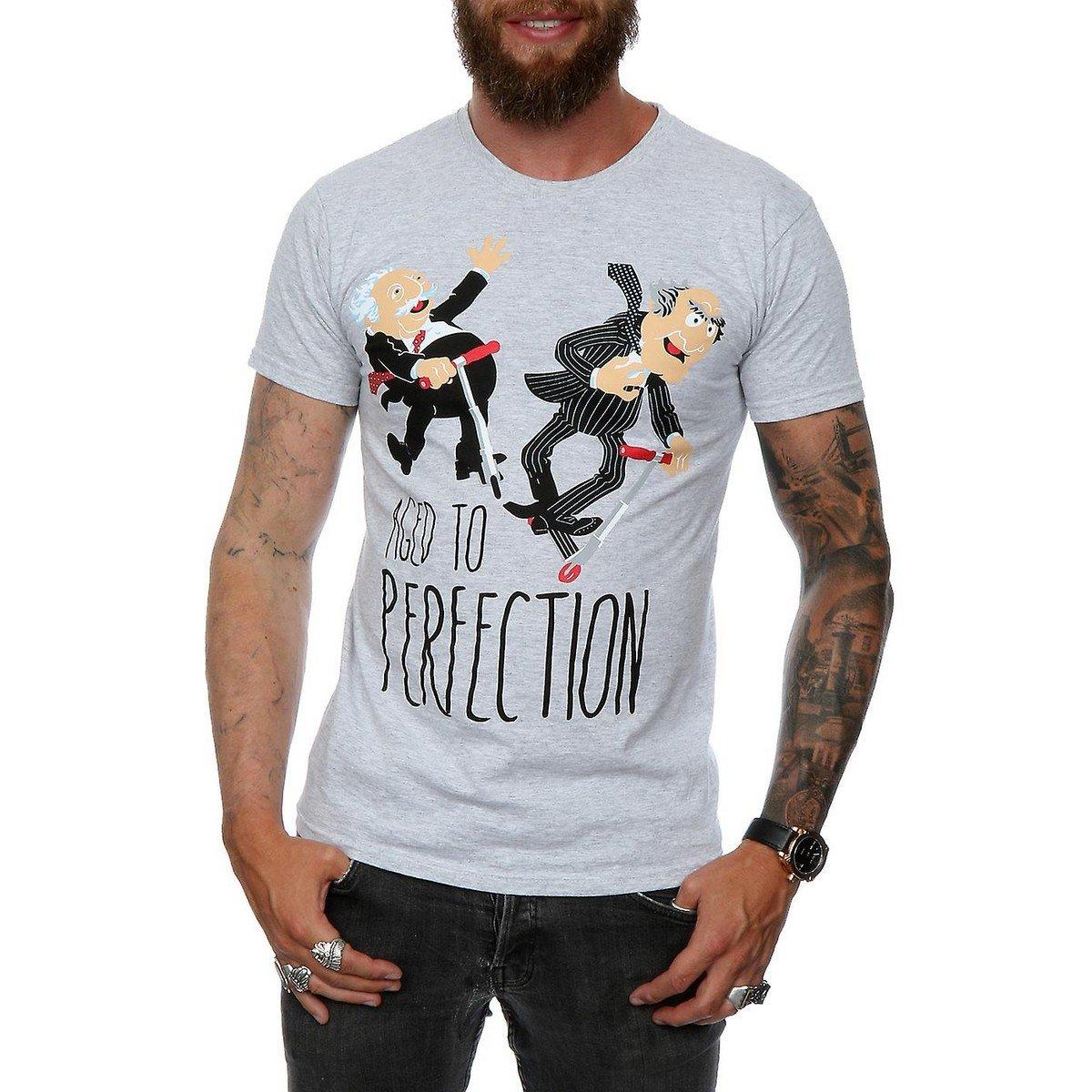 Aged To Perfection Tshirt Herren Grau L von The Muppets