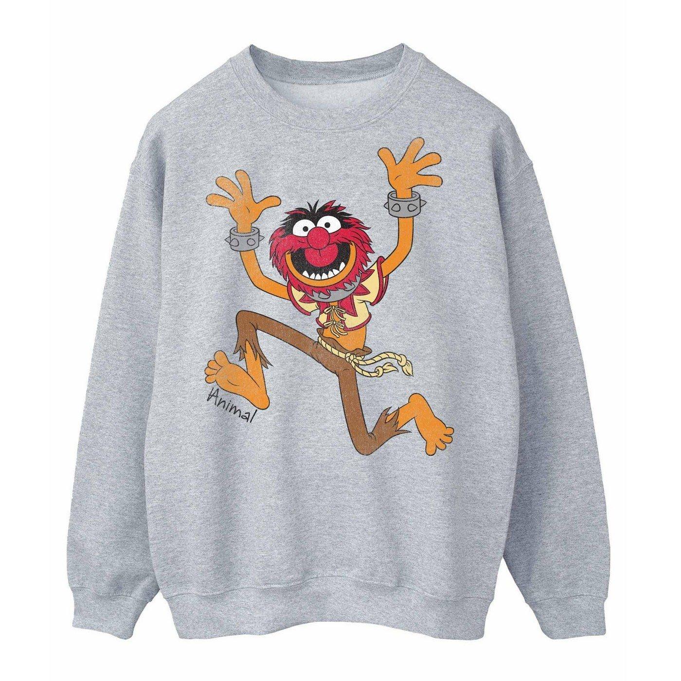 Classic Sweatshirt Herren Grau L von The Muppets