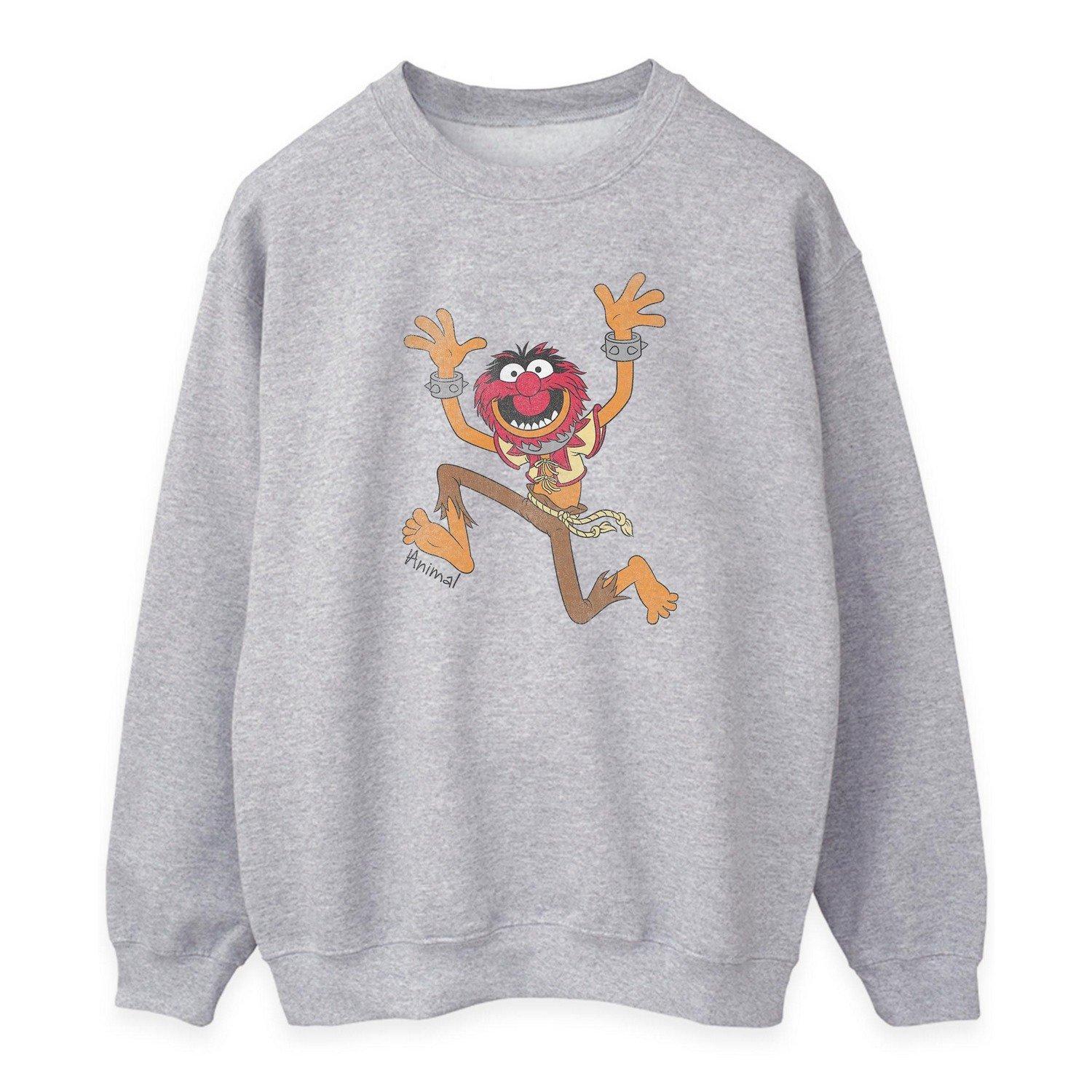 Sweatshirt Damen Grau L von The Muppets