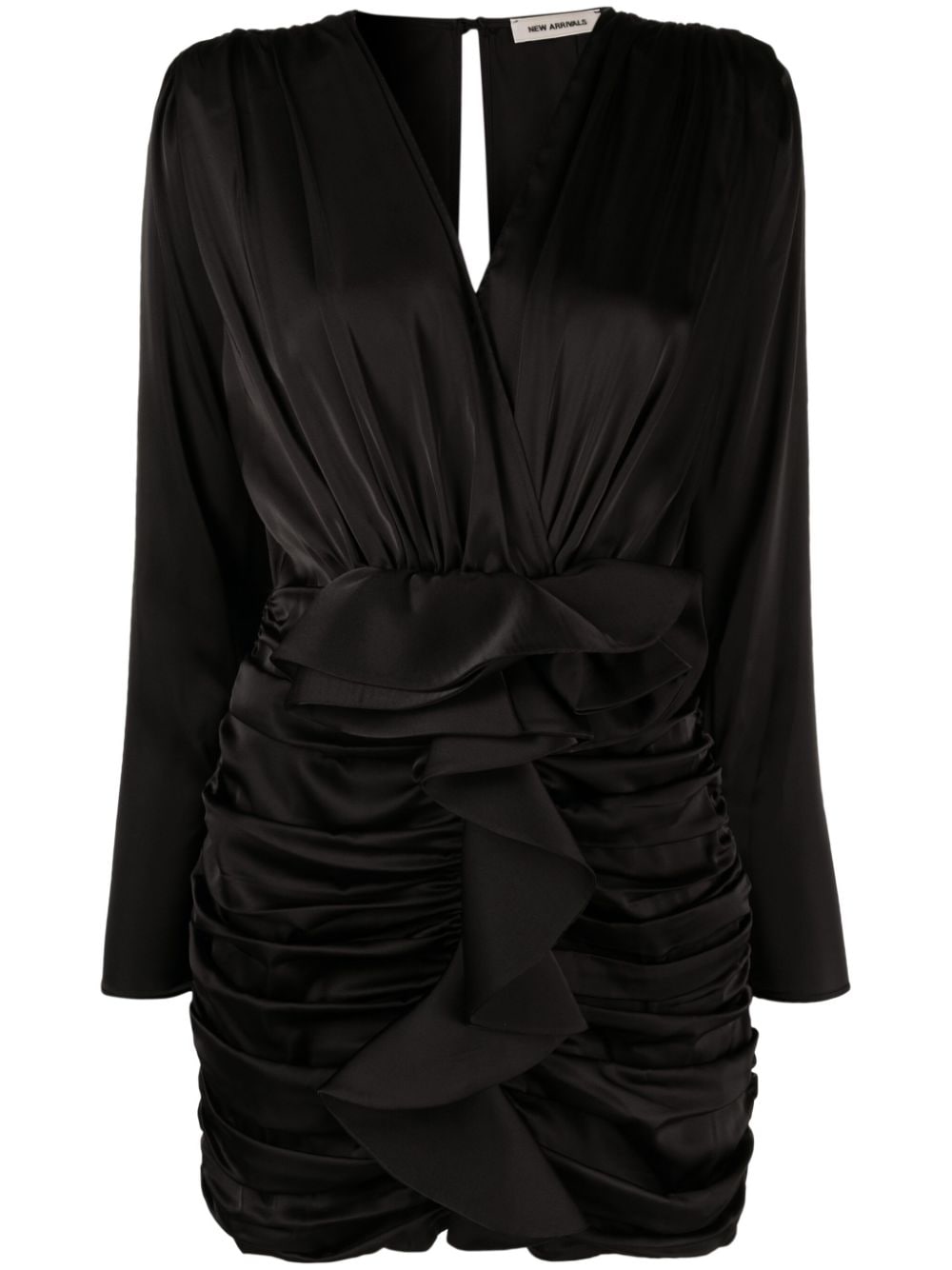 The New Arrivals Ilkyaz Ozel Bebe In La Chapelle ruched mini dress - Black von The New Arrivals Ilkyaz Ozel