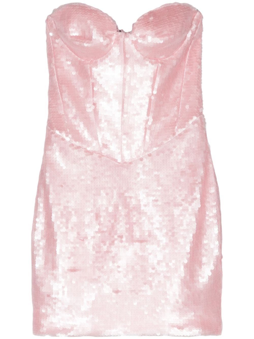 The New Arrivals Ilkyaz Ozel sequinned corset minidress - Pink von The New Arrivals Ilkyaz Ozel