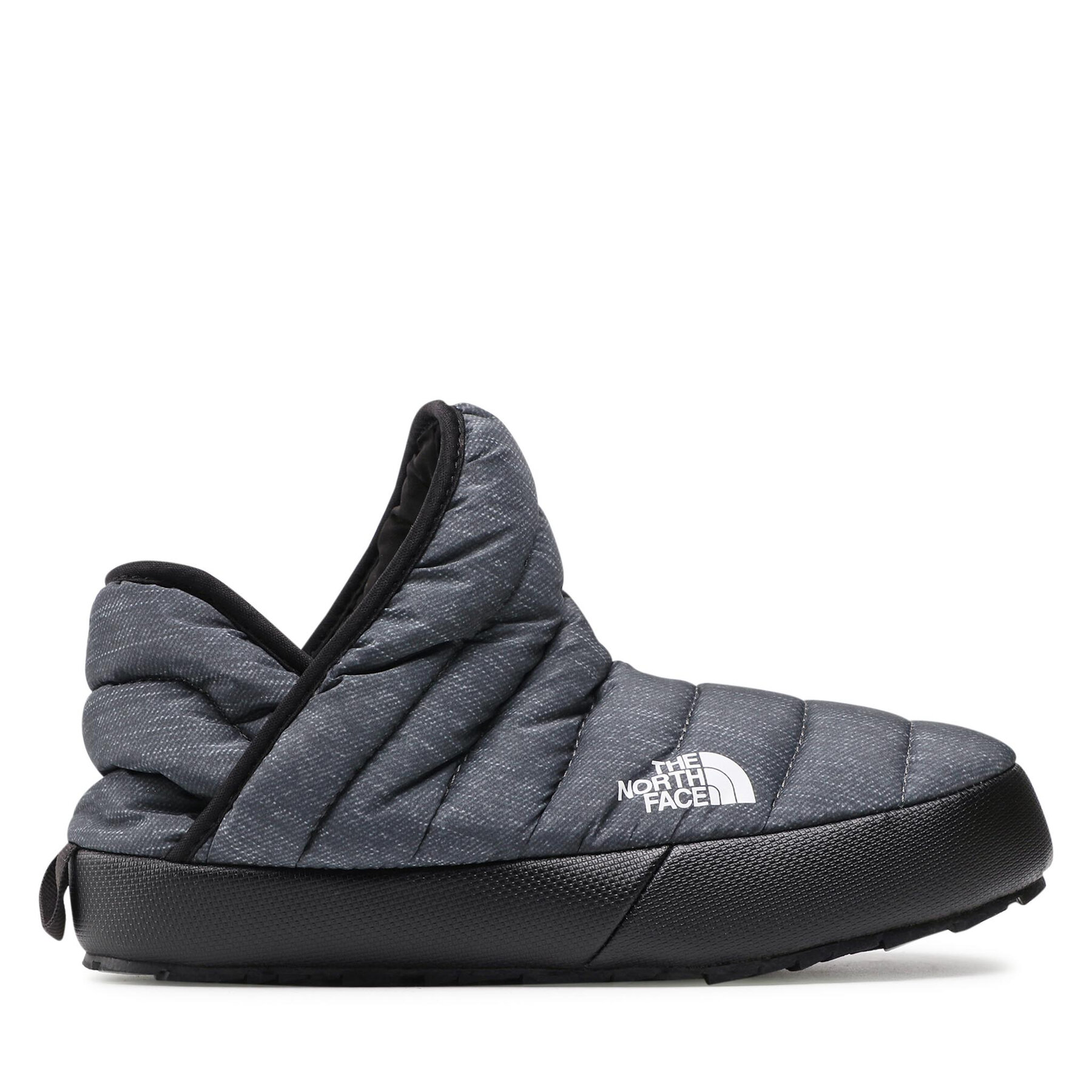 Hausschuhe The North Face Thermoball Traction Bootie NF0A331H4111 Phantom Grey Heather Print/Tnf Black von The North Face