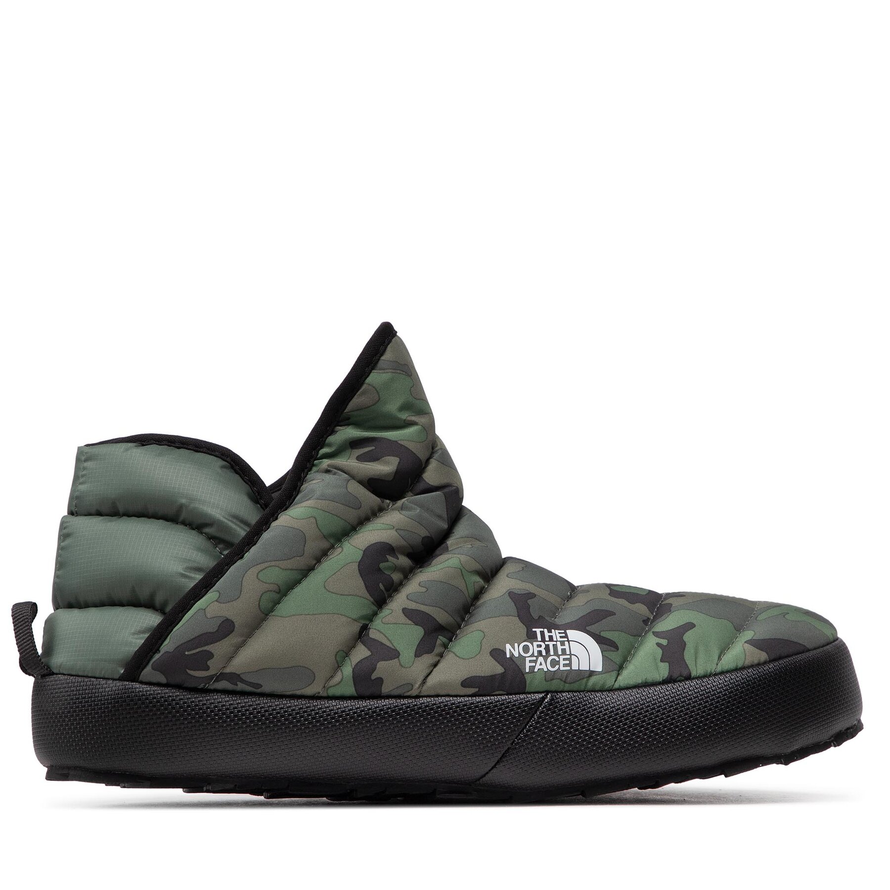Hausschuhe The North Face Thermoball Traction Bootie NF0A3MKH28F1 Thyme Brushwood Camo Print/Tnf Black von The North Face