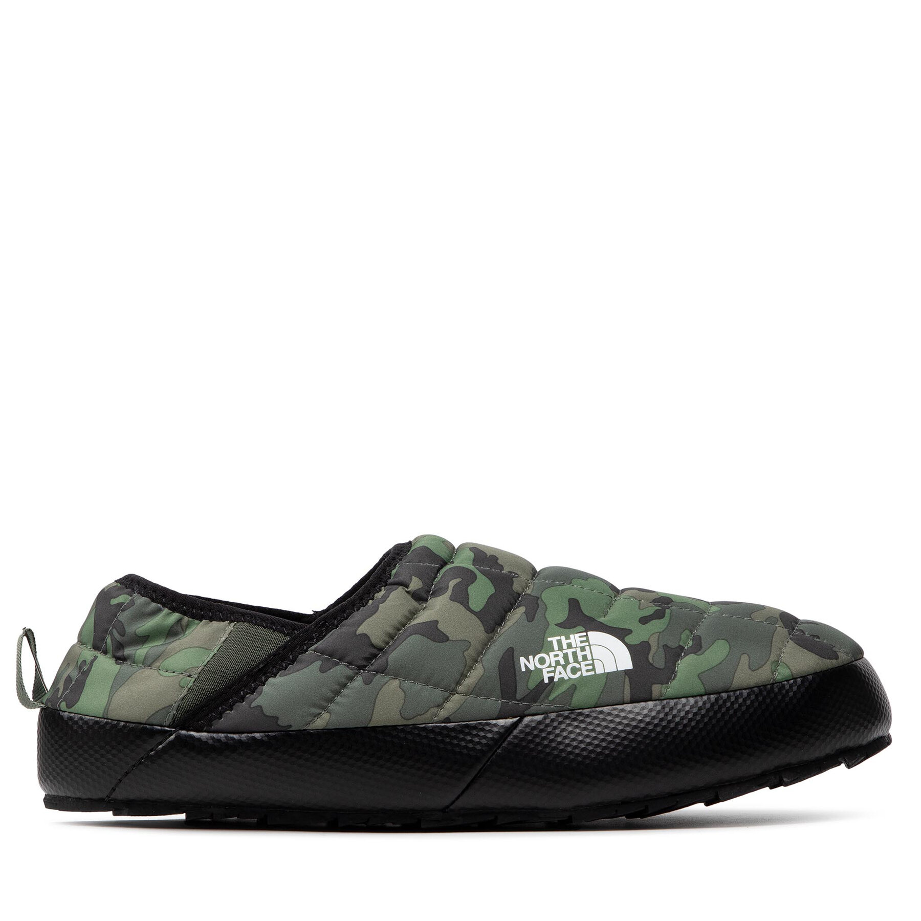 Hausschuhe The North Face Thermoball Traction Mule V NF0A3UZN33U Thyme Brushwood Camo Print/Thyme von The North Face