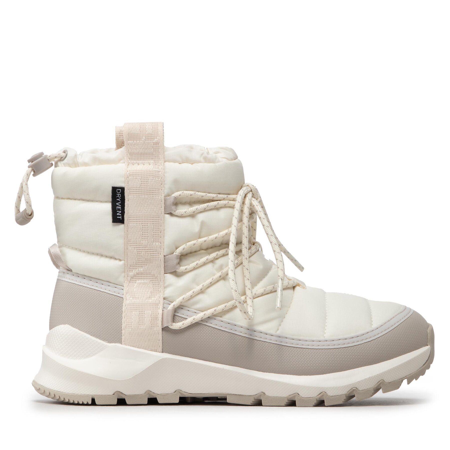 Schneeschuhe The North Face Thermoball Lace Up Wp NF0A5LWD32F1 Gardenia White/Silver Grey von The North Face