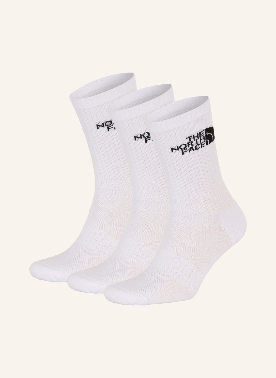 The North Face 3er-Pack Sportsocken Multi Sport Cush Crew weiss The North Face 3er-Pack Sportsocken Multi Sport Cush Crew weiss von The North Face