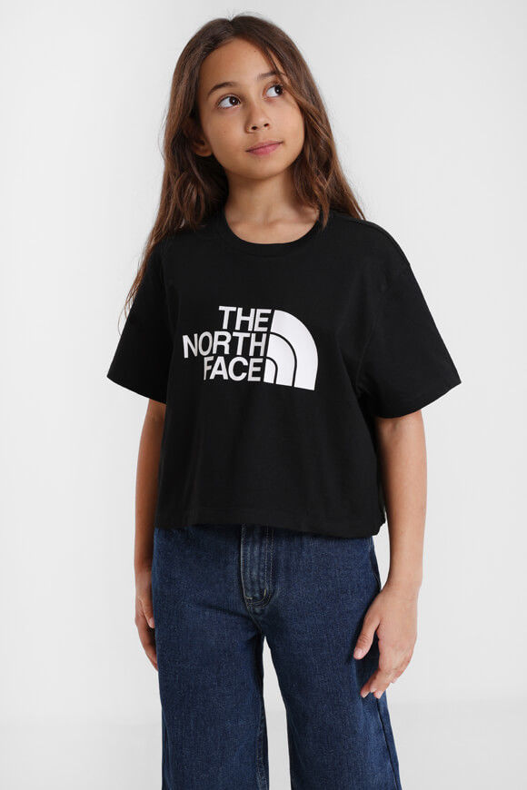 The North Face Crop T-Shirt | Black | Mädchen  | L von The North Face