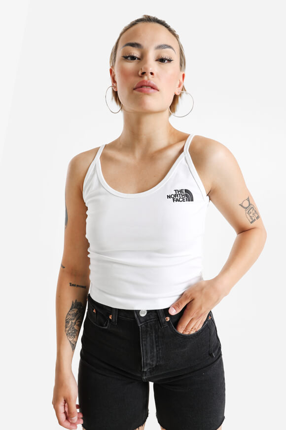 The North Face Crop Trägertop | White | Damen  | M von The North Face