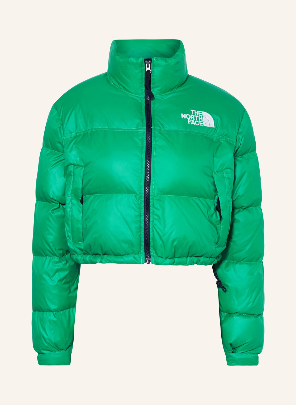 The North Face Cropped-Daunenjacke gruen von The North Face