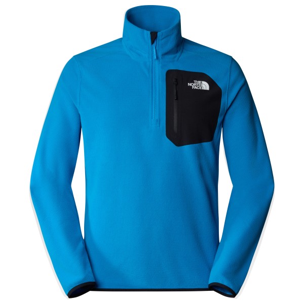 The North Face - Experit 1/4 Zip Grid Fleece - Fleecepullover Gr L;M;S;XL;XXL blau;grau von The North Face