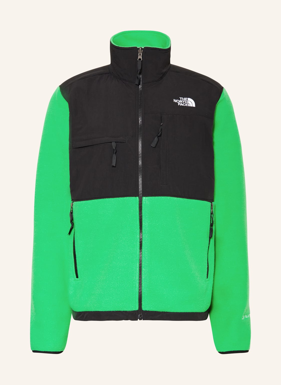 The North Face Fleecejacke Denali Im Materialmix gruen von The North Face