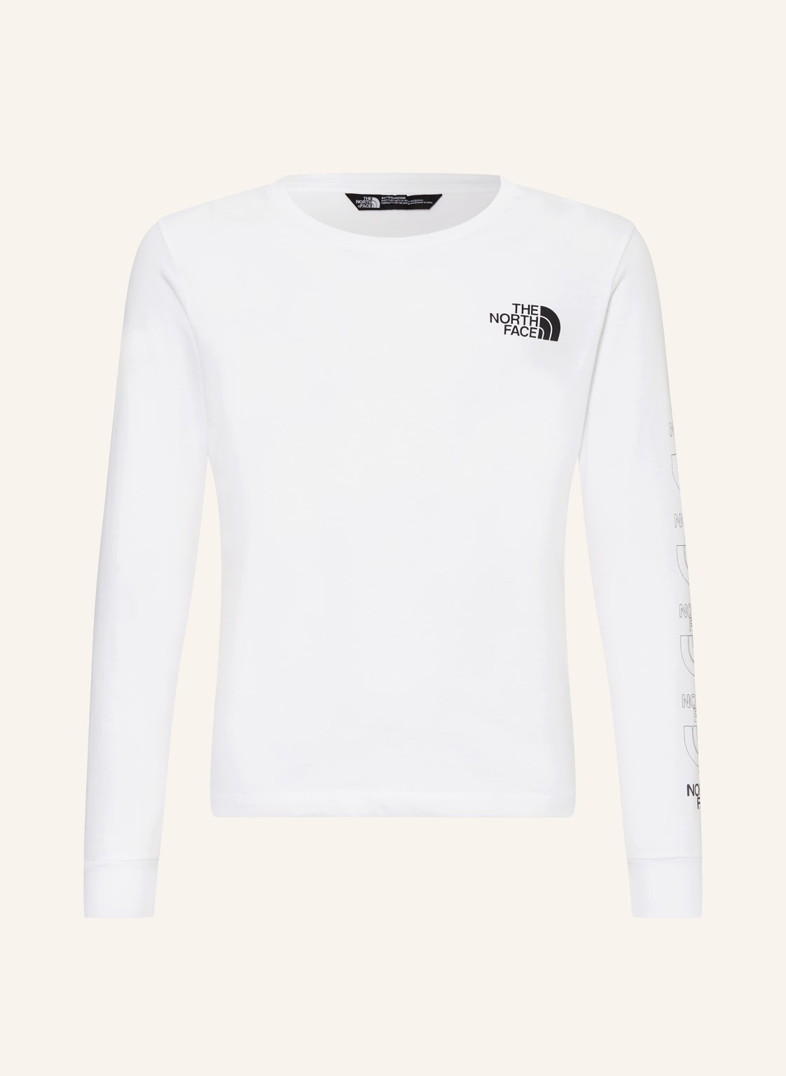 The North Face Longsleeve weiss von The North Face