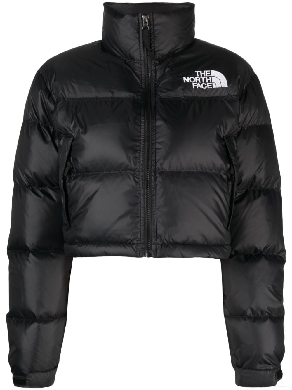 The North Face Nuptse padded cropped jacket - Black von The North Face