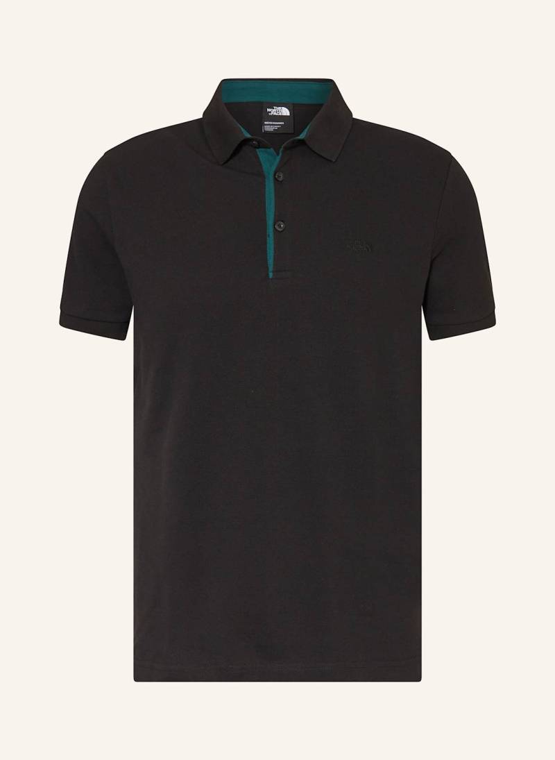 The North Face Piqué-Poloshirt Premium Slim Fitt schwarz von The North Face