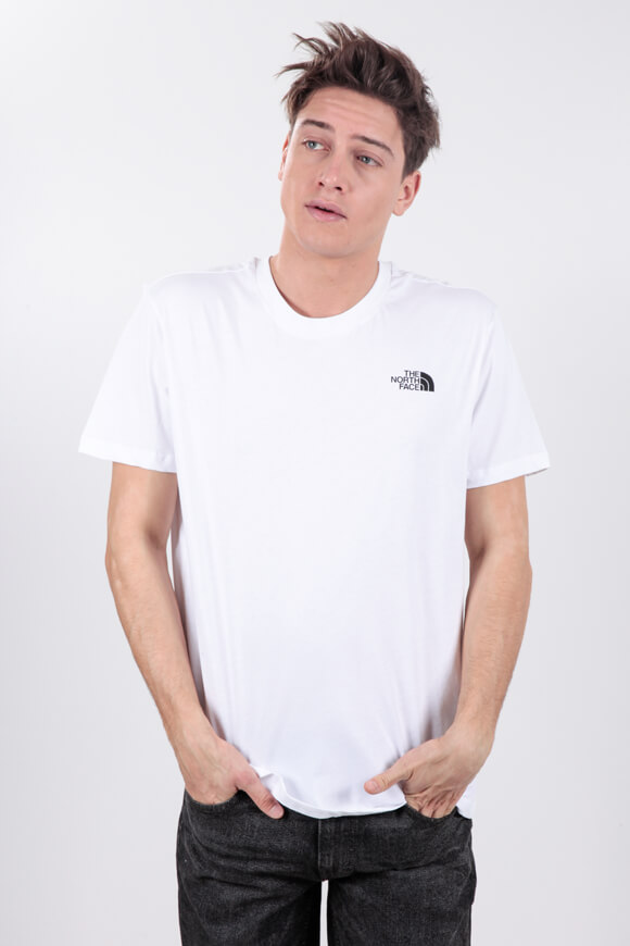 The North Face T-Shirt | White | Herren  | S von The North Face