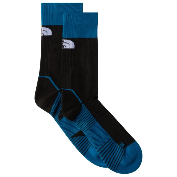 The North Face - Trail Run Socks Crew - Laufsocken Gr M schwarz/blau von The North Face