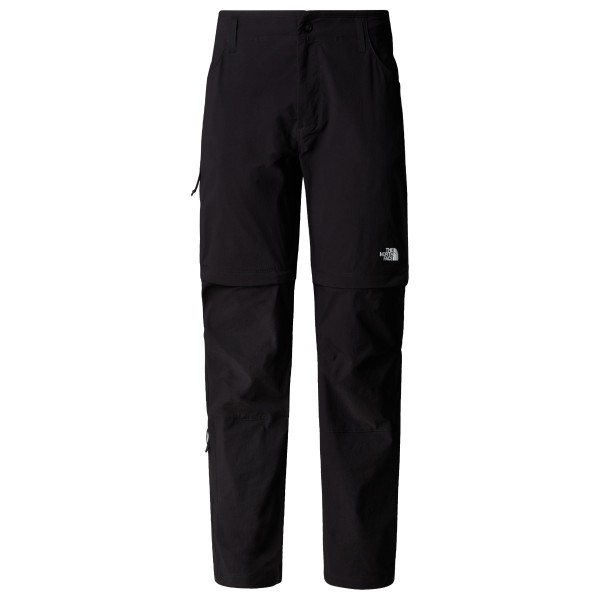 The North Face - Women's Exploration Conv Reg Straight Pant - Trekkinghose Gr 2 - Long schwarz von The North Face