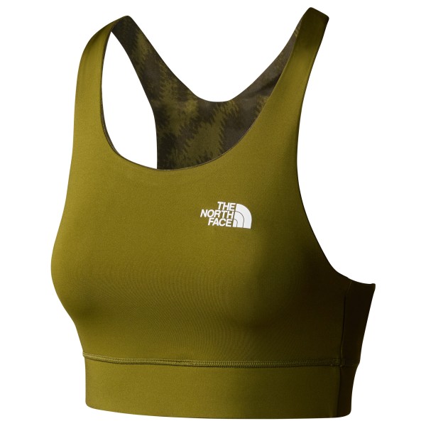 The North Face - Women's Flex Reversible Bra Print - Sport-BH Gr L;M;S;XL;XS oliv;schwarz von The North Face
