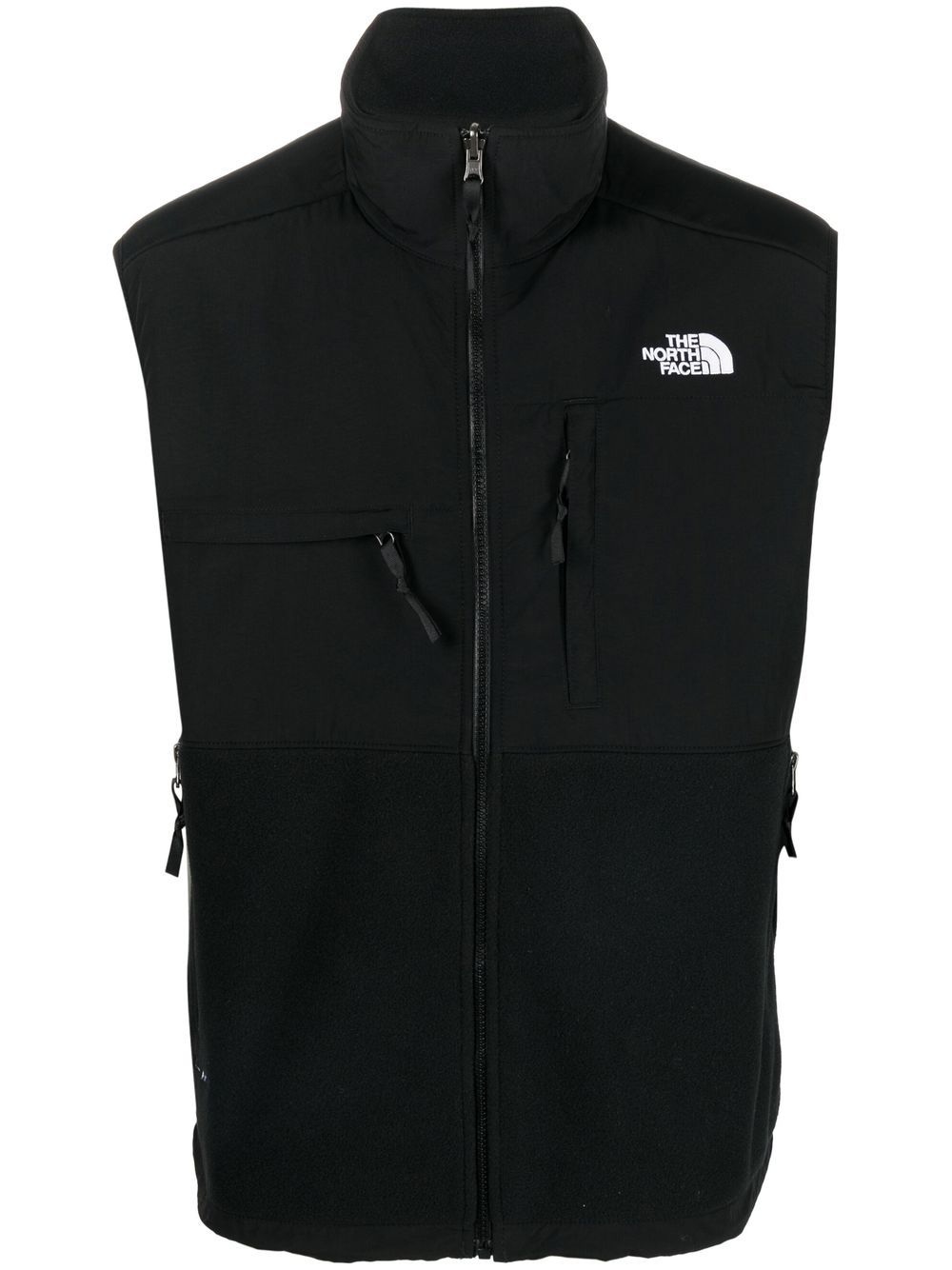 The North Face embroidered-logo zip-up gilet - Black von The North Face