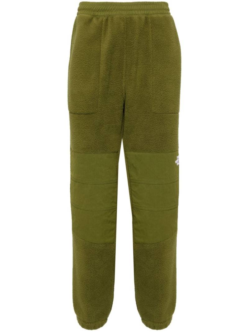 The North Face logo-embroidered fleece-panel trousers - Green von The North Face