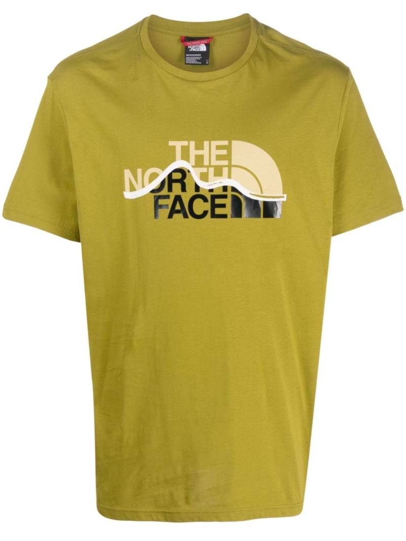 The North Face logo-print cotton T-shirt - Green von The North Face